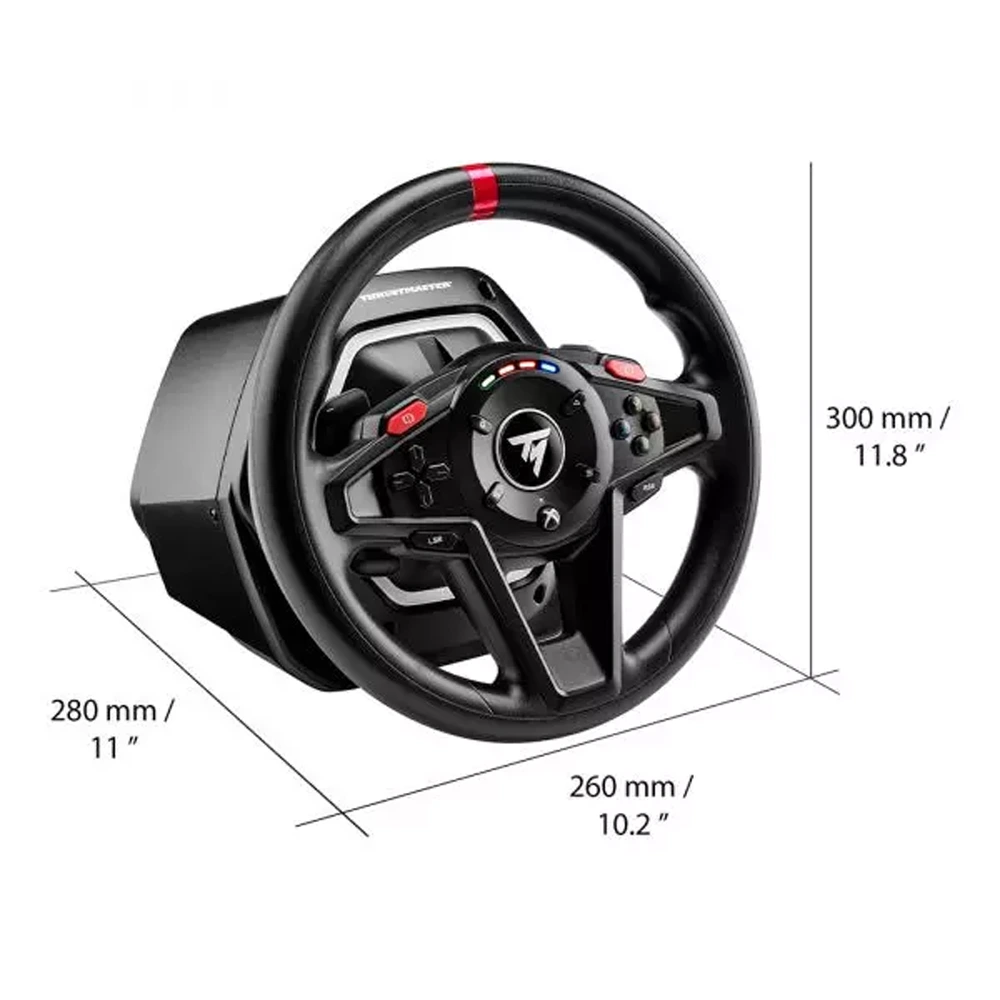 Thrustmaster T128x Force Feedback Racing Wheel With Magnetic Pedals For Xbox Series X|s, Xbox One, Pc-121370 Thrustmaster T128x Force Feedback Racing Wheel With Magnetic Pedals For Xbox Series X|s, Xbox One, Pc-121370