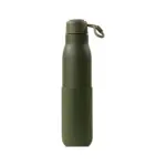 Eltoro Stainless Steel Bottle 750ml Olive With Olive Sleeve - Olive-0