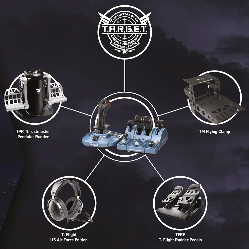 Thrustmaster Tca Captain Pack X Airbus Edition For Xbox / Pc-121388 Thrustmaster Tca Captain Pack X Airbus Edition For Xbox / Pc-121388