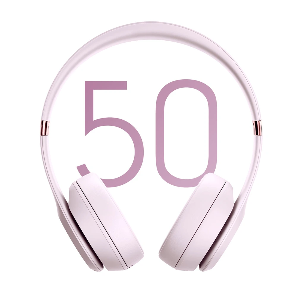 Beats Solo 4 Wireless Bluetooth On-ear Headphones - Cloud Pink-120556 Beats Solo 4 Wireless Bluetooth On-ear Headphones - Cloud Pink-120556