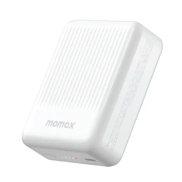 Momax Q.mag Minimal 2 Magnetic Wireless Power Bank (10000mah) - White-0