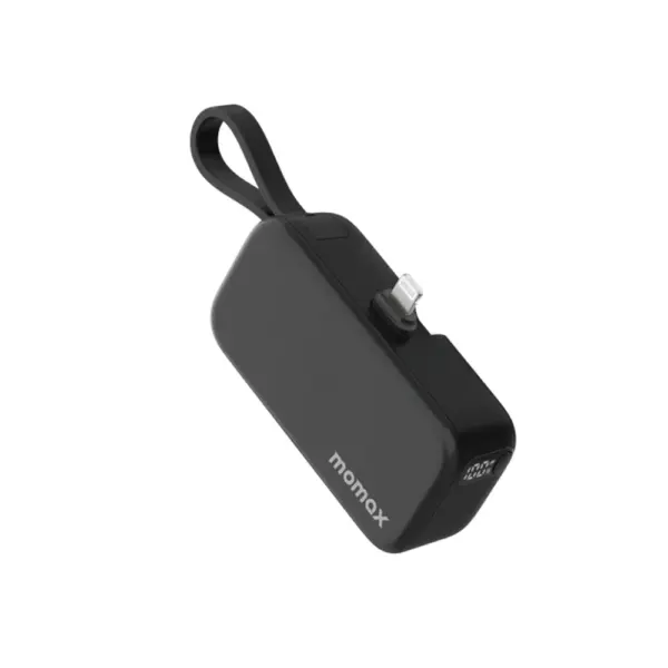 Momax 1-power Mini Lightning 3-in-1 Power Bank 5000mah - Black-0