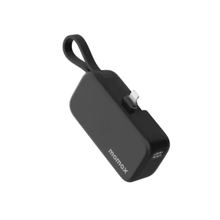 Momax 1-power Mini Lightning 3-in-1 Power Bank 5000mah - Black-0