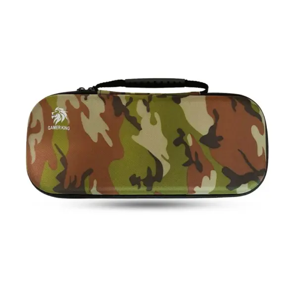 Carrying Storage Bag For Playstation Portal - Green Camouflage-0
