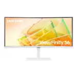 Samsung 34-inch Viewfinity S65tc Series Ultra-wqhd 1000r Curved Computer Monitor Hdr10 100hz Amd Freesync Thunderbolt 4 Height Adjustable Stand Built-in Speakers-0