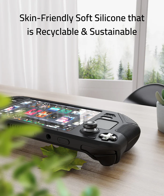 Syntech Silicone Protective Case For Steam Deck - Black-121137 Syntech Silicone Protective Case For Steam Deck - Black-121137