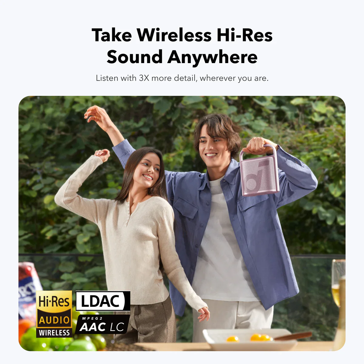 Anker Soundcore Motion X500 Surround Sound Bluetooth Speaker - Pink-123976 Anker Soundcore Motion X500 Surround Sound Bluetooth Speaker - Pink-123976