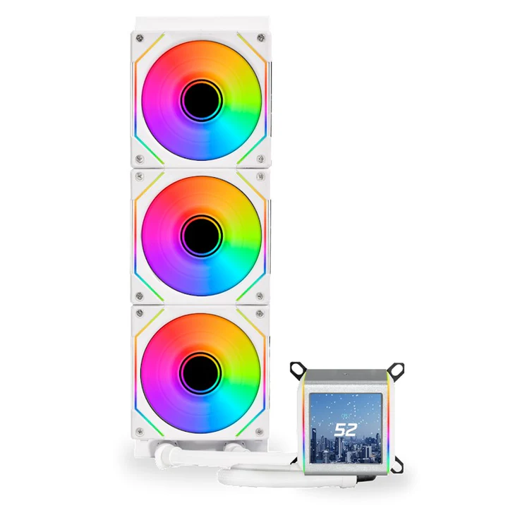 Lian Li Galahad Ii Lcd Sl-inf 360mm Argb Liquid Cpu Cooler - White-124534 Lian Li Galahad Ii Lcd Sl-inf 360mm Argb Liquid Cpu Cooler - White-124534