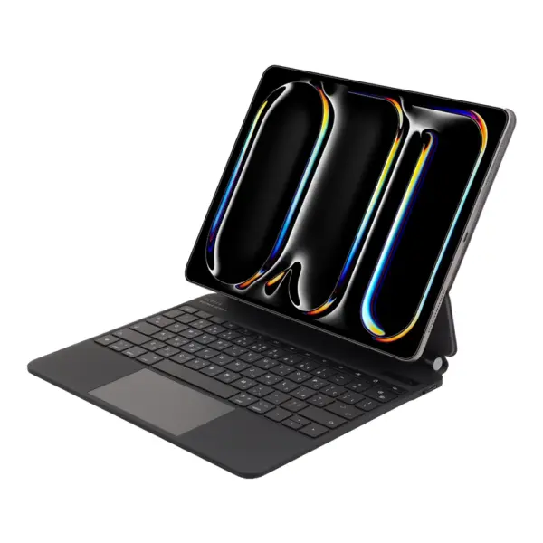 Levelo Aeroboard Saffanio Leather Wireless Keyboard For Ipad Pro 11" (2024) - Black-0