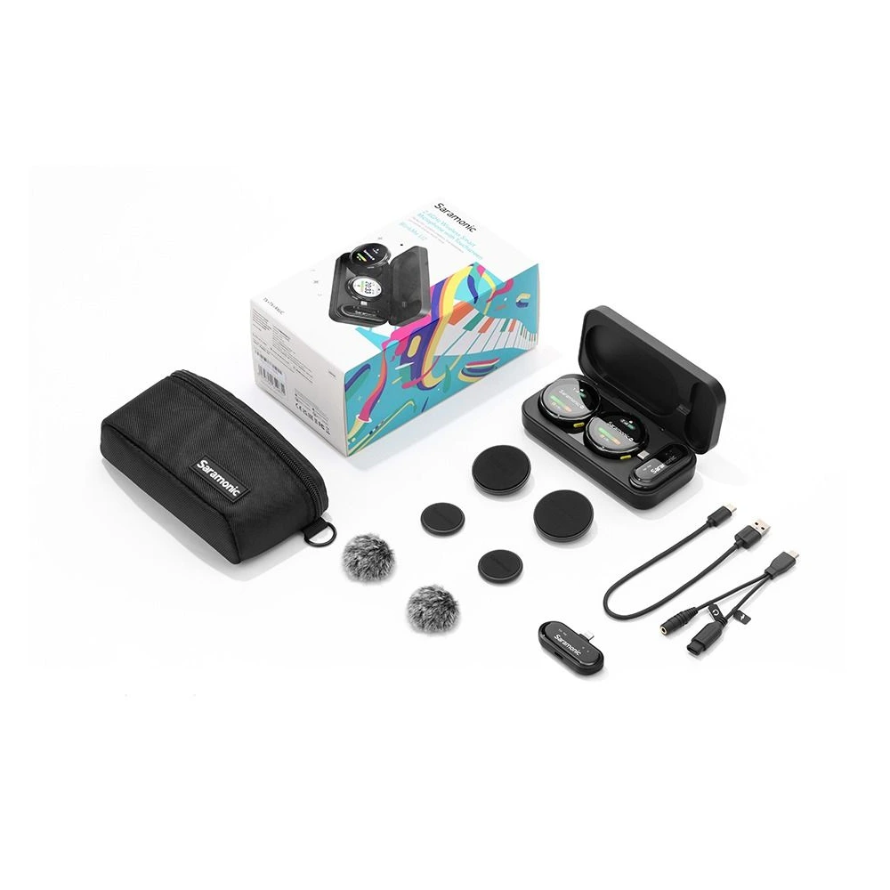 Saramonic Blinkme U2 Wireless Smart Microphone With Touchscreen-125419 Saramonic Blinkme U2 Wireless Smart Microphone With Touchscreen-125419