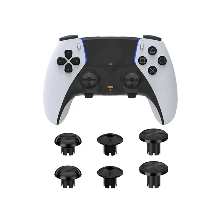 Metal Joystick Cap For Ps5 Edge Controller 6pcs - Black-0