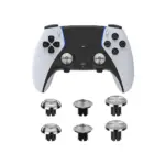 Metal Joystick Cap For Ps5 Edge Controller 6pcs - Silver-0