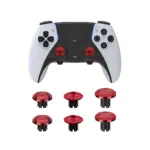 Metal Joystick Cap For Ps5 Edge Controller 6pcs - Red-0
