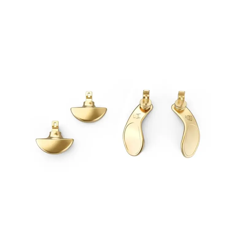 Metal Back Key For Ps5 Edge Controller 4 Pcs - Gold-0