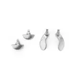 Metal Back Key For Ps5 Edge Controller 4 Pcs - Silver-0