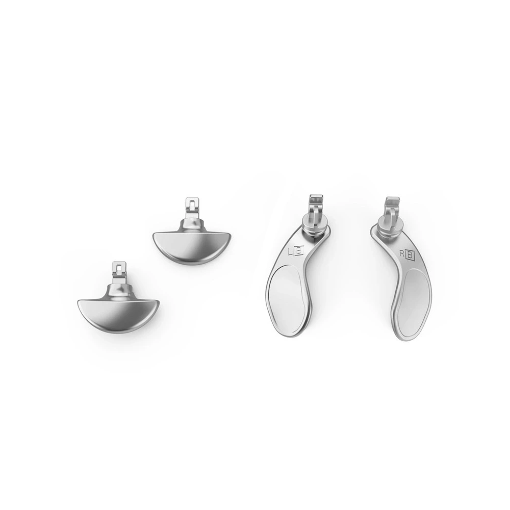 Metal Back Key For Ps5 Edge Controller 4 Pcs - Silver-0 Metal Back Key For Ps5 Edge Controller 4 Pcs - Silver-0