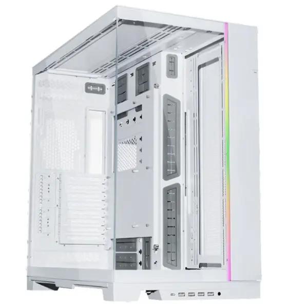 Lian Li O11 Dynamic Evo Xl Rgb Tempered Glass Full Tower Gaming Case - White (Fans Not Included)-0