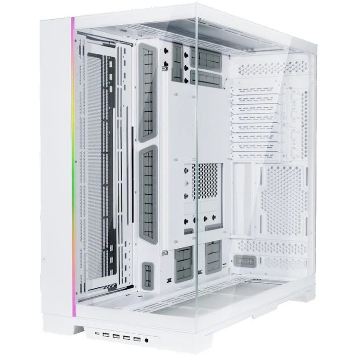 Lian Li O11 Dynamic Evo Xl Rgb Tempered Glass Full Tower Gaming Case - White (Fans Not Included)-125752 Lian Li O11 Dynamic Evo Xl Rgb Tempered Glass Full Tower Gaming Case - White (Fans Not Included)-125752