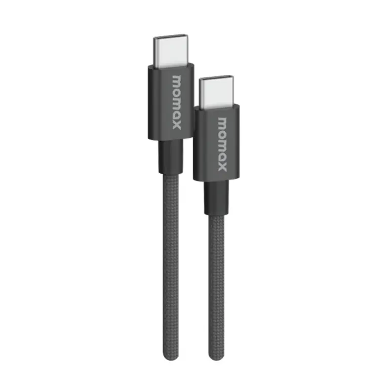 Momax Elite Usb-c To Usb-c Braided Cable 60w 1.5m - Black-0