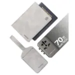 Momax Bundle Set (Travel Adapater 70w Gan Tech + Passport Cover + Name Tag)-0