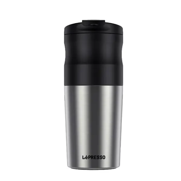 LePesso Portable Mug Burr Grinder Coffee Maker-0