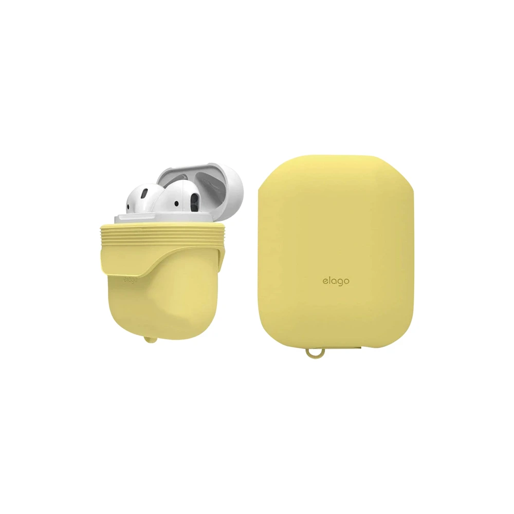 Elago Waterproof Cover For Apple Airpods 1/2 Creamy Yellow EAPWF-BA-CYE-0 Elago Waterproof Cover For Apple Airpods 1/2 Creamy Yellow EAPWF-BA-CYE-0