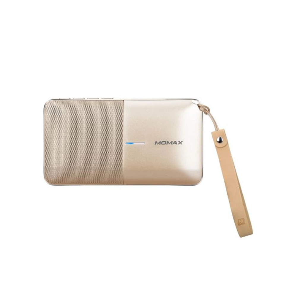 Wireless speaker Momax Momax Zonic 2 in1 Wireless Speaker Powerbank, gold-0 Wireless speaker Momax Momax Zonic 2 in1 Wireless Speaker Powerbank, gold-0