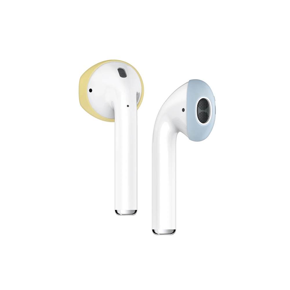 Elago Airpods Secure Fit For Apple Airpods 1/2 Creamy Yellow And Pastel Blue-0 Elago Airpods Secure Fit For Apple Airpods 1/2 Creamy Yellow And Pastel Blue-0