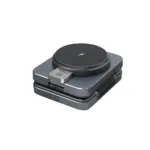 Powerology Qi2-15w Magsafe Iph15 Multi-device Charging Stand - Black-126366