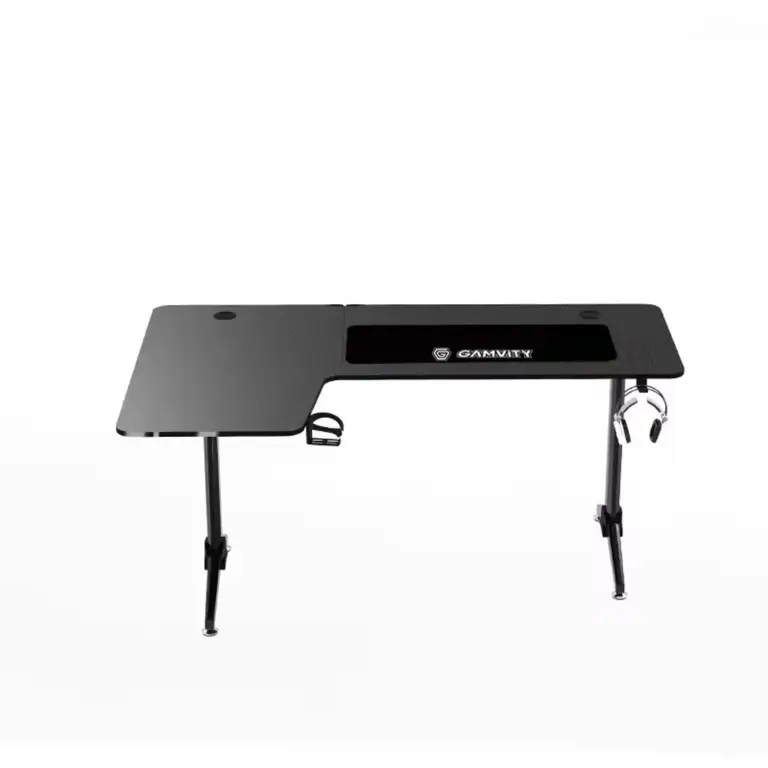 Gamvity Professional Gaming Desk L Shaped (1600*1000*750) - Left Black-0
