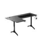 Gamvity Professional Gaming Desk L Shaped (1600*1000*750) - Left Black-126409