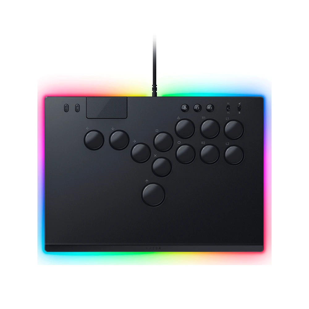 Razer Kitsune All-button Optical Arcade Controller For Ps5 And Pc - Black-0 Razer Kitsune All-button Optical Arcade Controller For Ps5 And Pc - Black-0