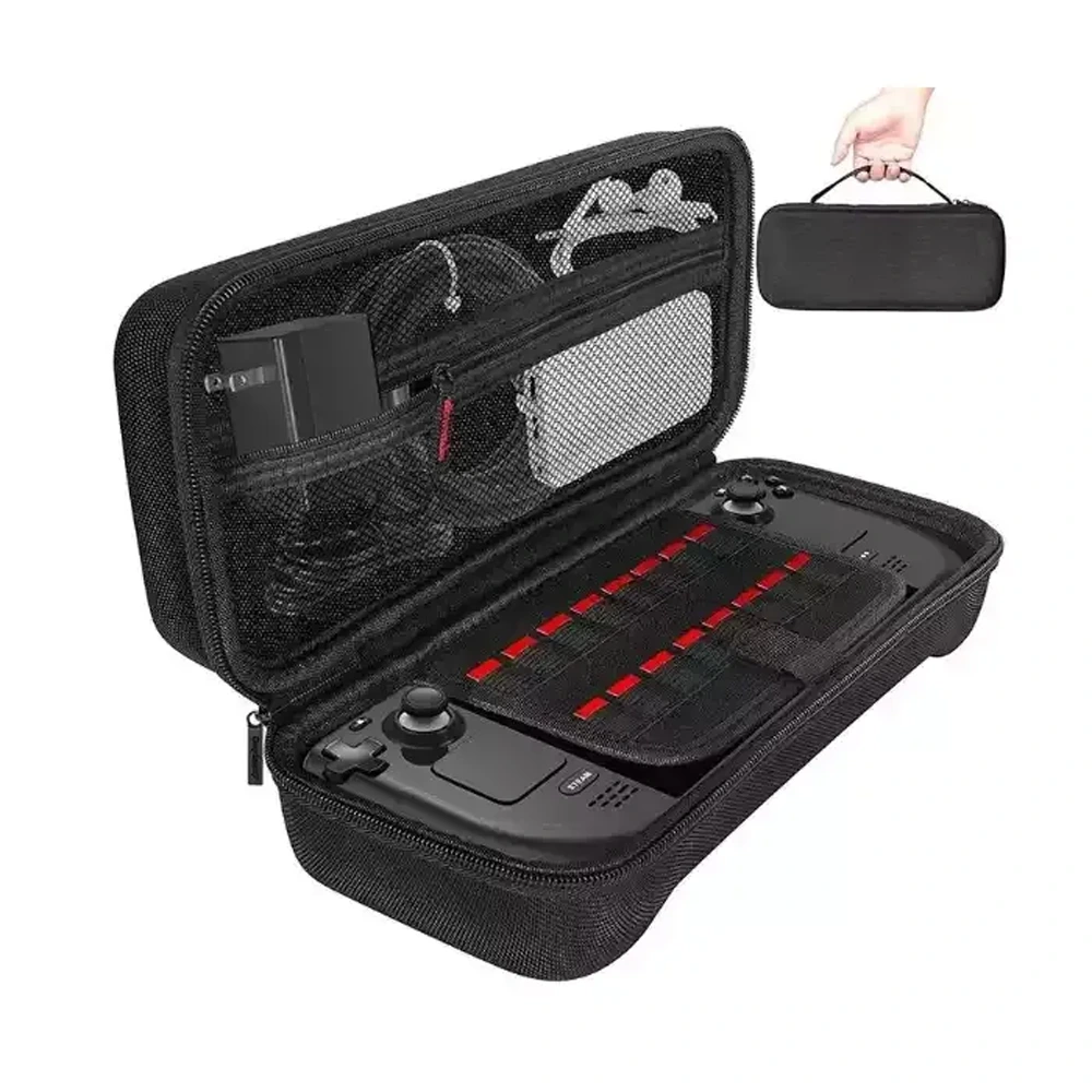 Storage Bag Shockproof For For Steam Deck - Black-0 Storage Bag Shockproof For For Steam Deck - Black-0