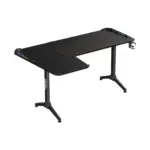 Twisted Minds Warrior L Shaped Rgb Gaming Desk, Left - Black-0