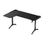 Twisted Minds Warrior L Shaped Rgb Gaming Desk, Left - Black-126923