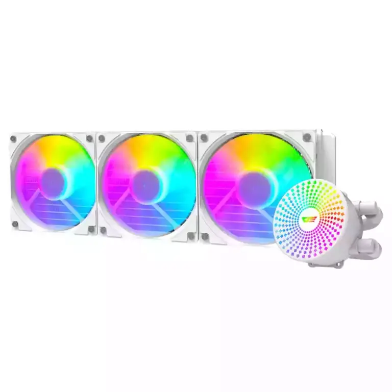 Darkflash Radiant Dc-360 Argb All In One 360mm Liquid Cpu Cooler - White-0