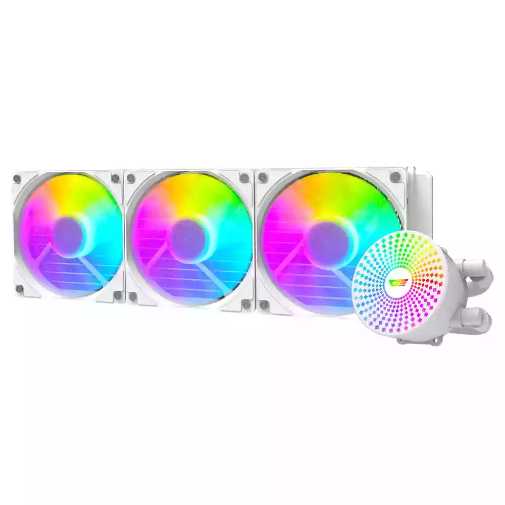 Darkflash Radiant Dc-360 Argb All In One 360mm Liquid Cpu Cooler - White-0 Darkflash Radiant Dc-360 Argb All In One 360mm Liquid Cpu Cooler - White-0