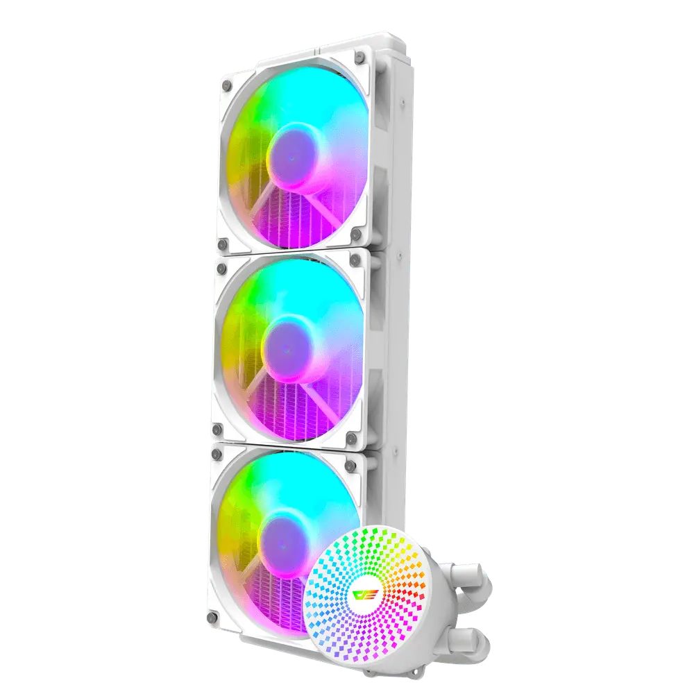 Darkflash Radiant Dc-360 Argb All In One 360mm Liquid Cpu Cooler - White-127042 Darkflash Radiant Dc-360 Argb All In One 360mm Liquid Cpu Cooler - White-127042