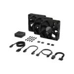 Corsair Icue Link Rx120 - 3 X 120mm Pwm Fan Triple Starter Kit - Black-127255