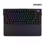 Asus Rog Azoth Extreme 75% - Rgb Wireless Nx Switch Mechanical Gaming Keyboard - Black - Ar Layout-0