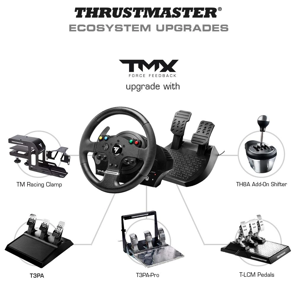 Thrustmaster Tmx Racing Wheel With Force Feedback And Racing Pedals (Compatible With Xbox & Pc)-127482 Thrustmaster Tmx Racing Wheel With Force Feedback And Racing Pedals (Compatible With Xbox & Pc)-127482