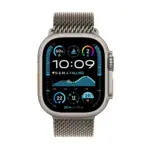 Apple Watch Ultra 2 Gps + Cellular 49mm Natural Titanium Case With Natural Titanium Milanese Loop - M-thumbnail
