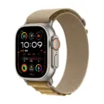 Apple Watch Ultra 2 Gps + Cellular 49mm Natural Titanium Case With Tan Alpine Loop - Large-0