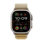 Apple Watch Ultra 2 Gps + Cellular 49mm Natural Titanium Case With Tan Alpine Loop - Large-thumbnail