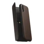 Nomad Classic Leather Tri-fold Side Cover - Iphone Xr-brown-0