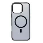 Eltoro Magsafe Rubberized Case For Iphone 16 Pro - Smoke/black-0