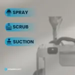 Powerology Powerful Spot & Stain Cleaner Hot Water & Steam Function - Black-128537