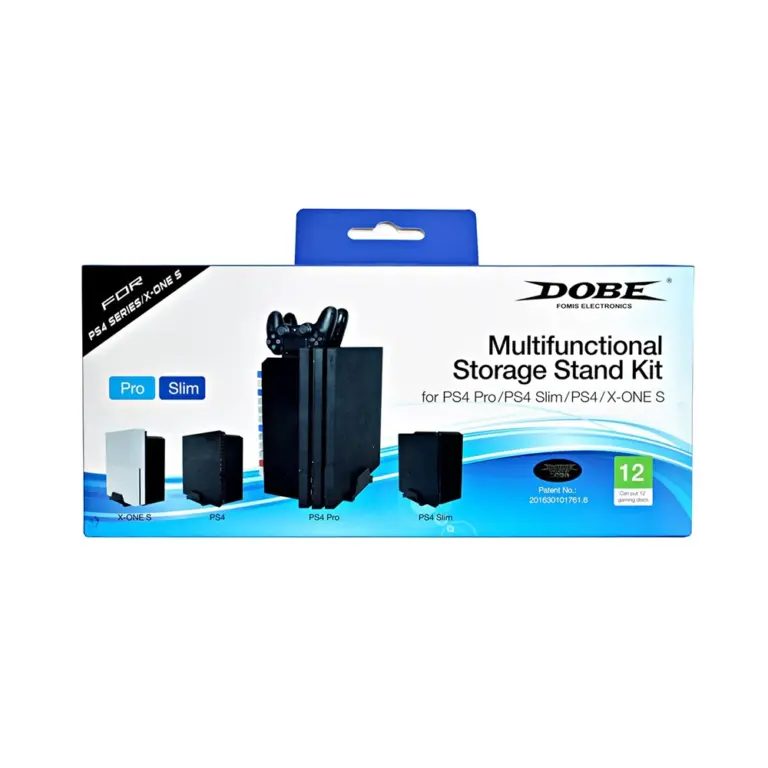 Ps4 Multifunctional Storage Stand Kit-black-0