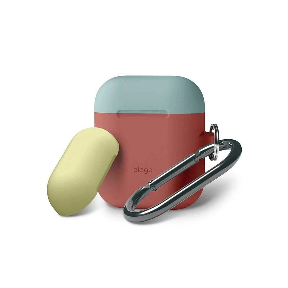 elago duo hang case for airpods body italian rose top coral blueyellow-0 elago duo hang case for airpods body italian rose top coral blueyellow-0