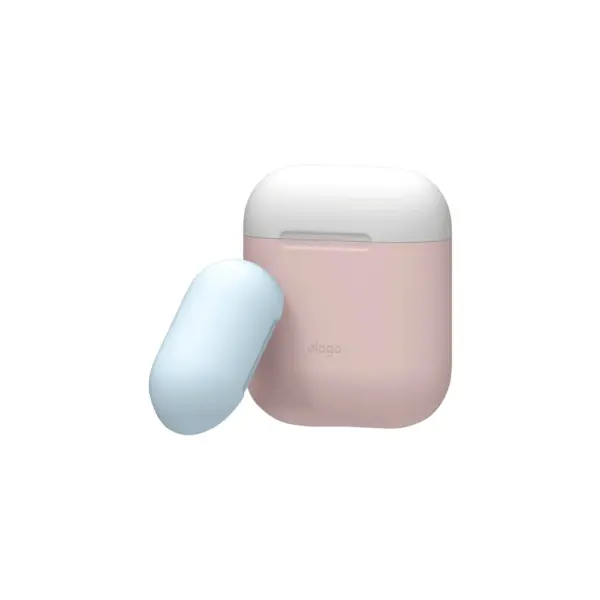 Elago Duo Cover For Apple Airpods 1/2 Multicolor EAPDO-PK-WHPBL-0